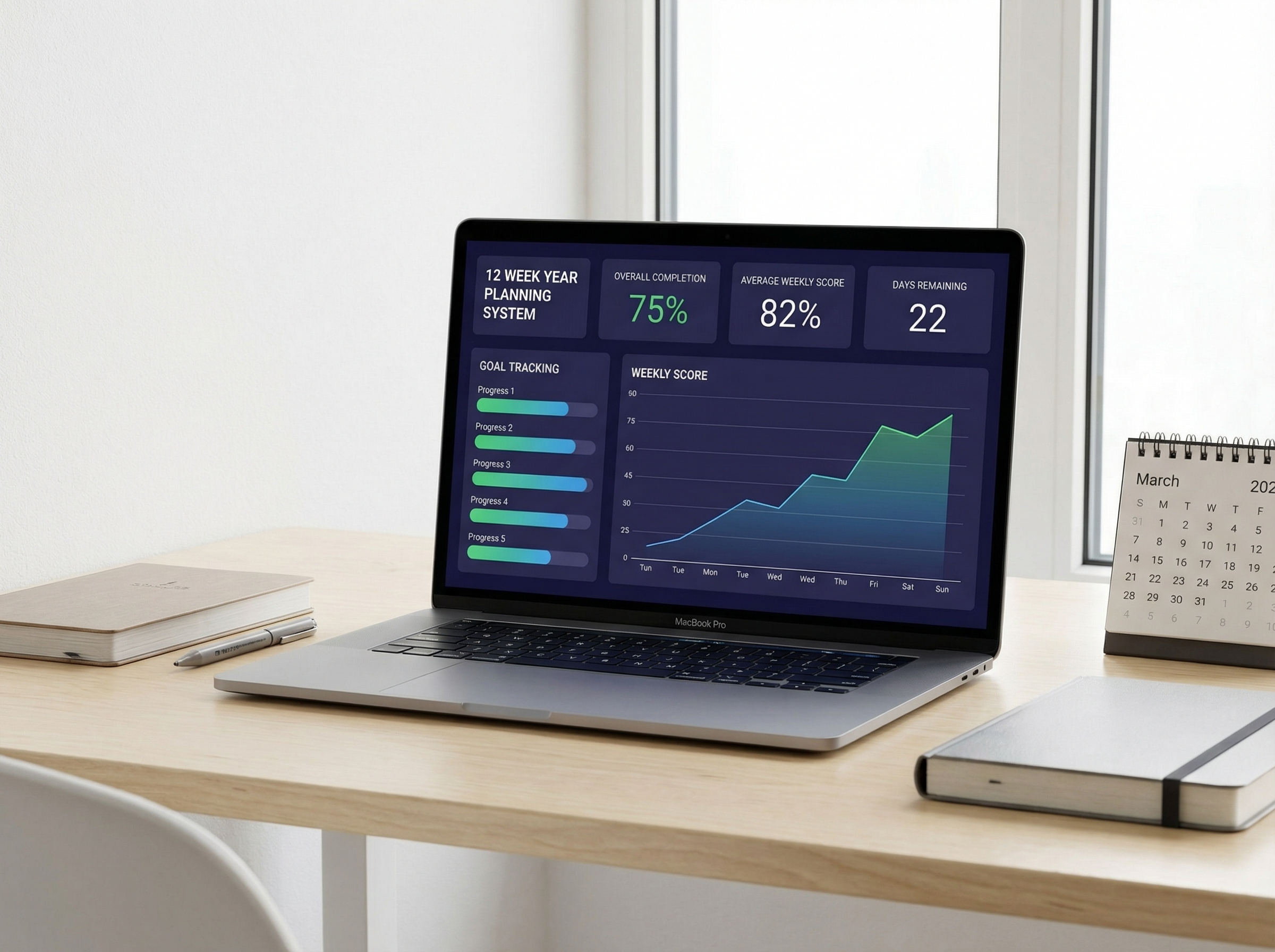 12-Week Year Planner preview